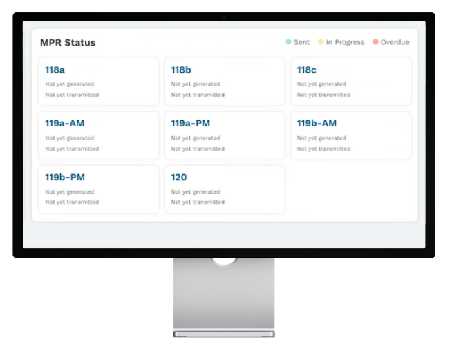 Livestock Procurement System MPR Status Livestock Procurement System MPR Status